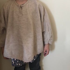 Zara poncho top